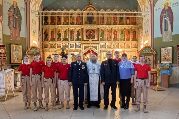 Визит юнармейцев в Николо-Пешношский монастырь
