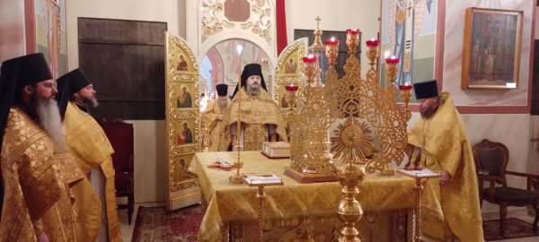 В монастыре встретили главный Престольный праздник