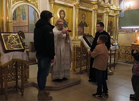Крещение Господне в Николо-Пешношском монастыре 
